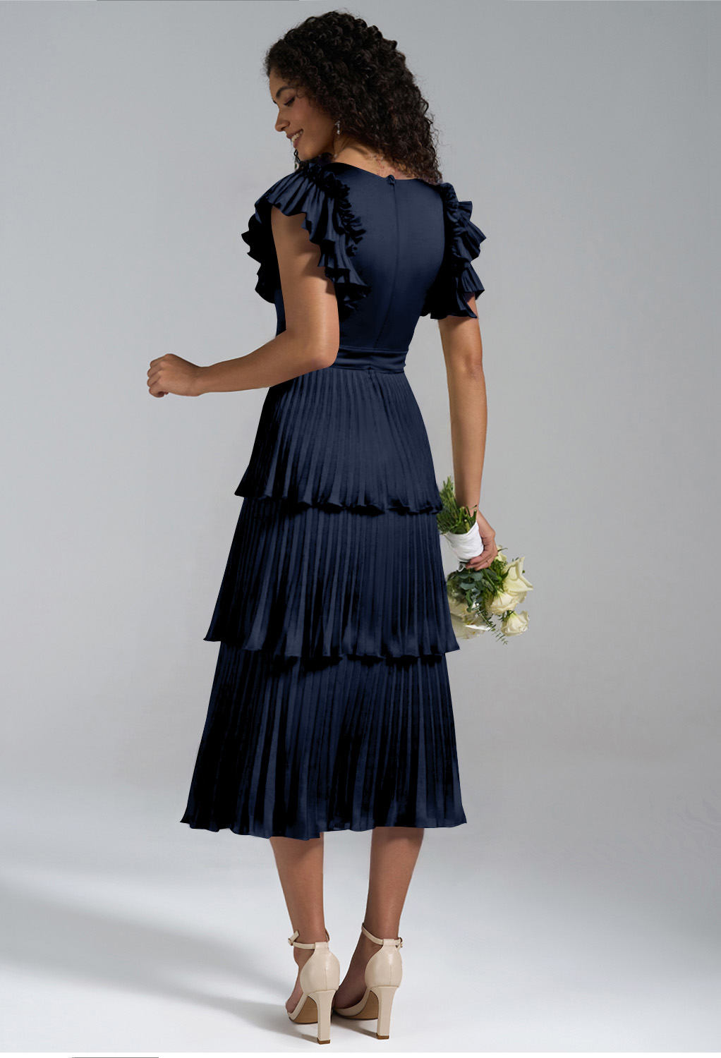 AW Leena Dark Navy  Spring Wedding Guest Dresses